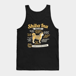 Anatomy of a Shiba Inu Tank Top